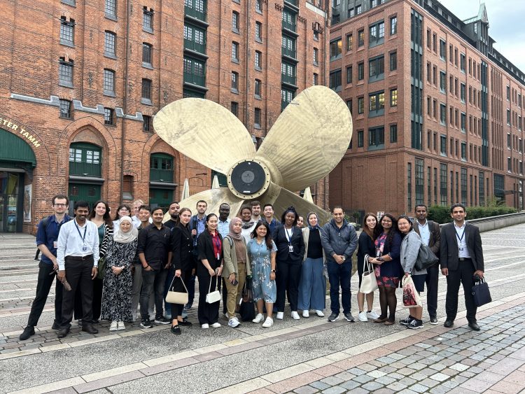 Students in Front of the International Maritime Museum